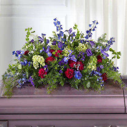 Always Treasured Casket Spray – ALMENDRO'S FLOWER, Kissimmee FL