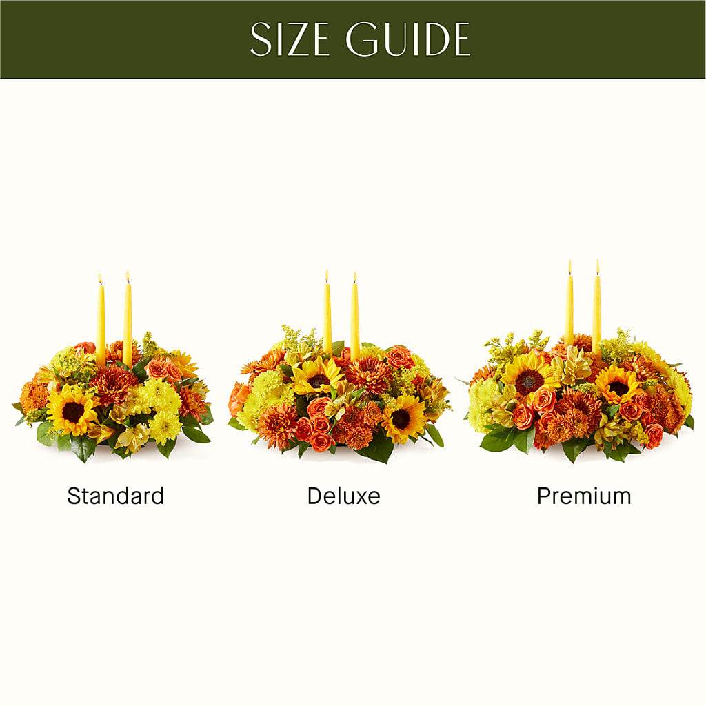 Autumn Harmony Centerpiece – ALMENDRO'S FLOWER, Kissimmee FL