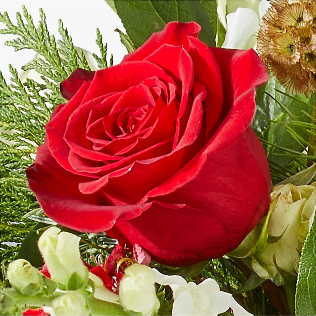 Deck the Halls Bouquet – ALMENDRO'S FLOWER, Kissimmee FL
