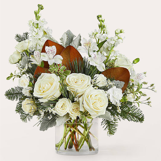 Fresh Snowfall Bouquet – ALMENDRO'S FLOWER, Kissimmee FL