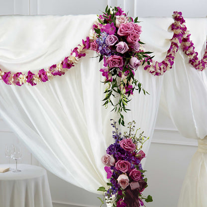 Color & Light Chuppah Decor – ALMENDRO'S FLOWER, Kissimmee FL