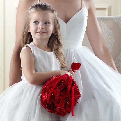 Pure at Heart Flower Girl Arrangement – ALMENDRO'S FLOWER, Kissimmee FL